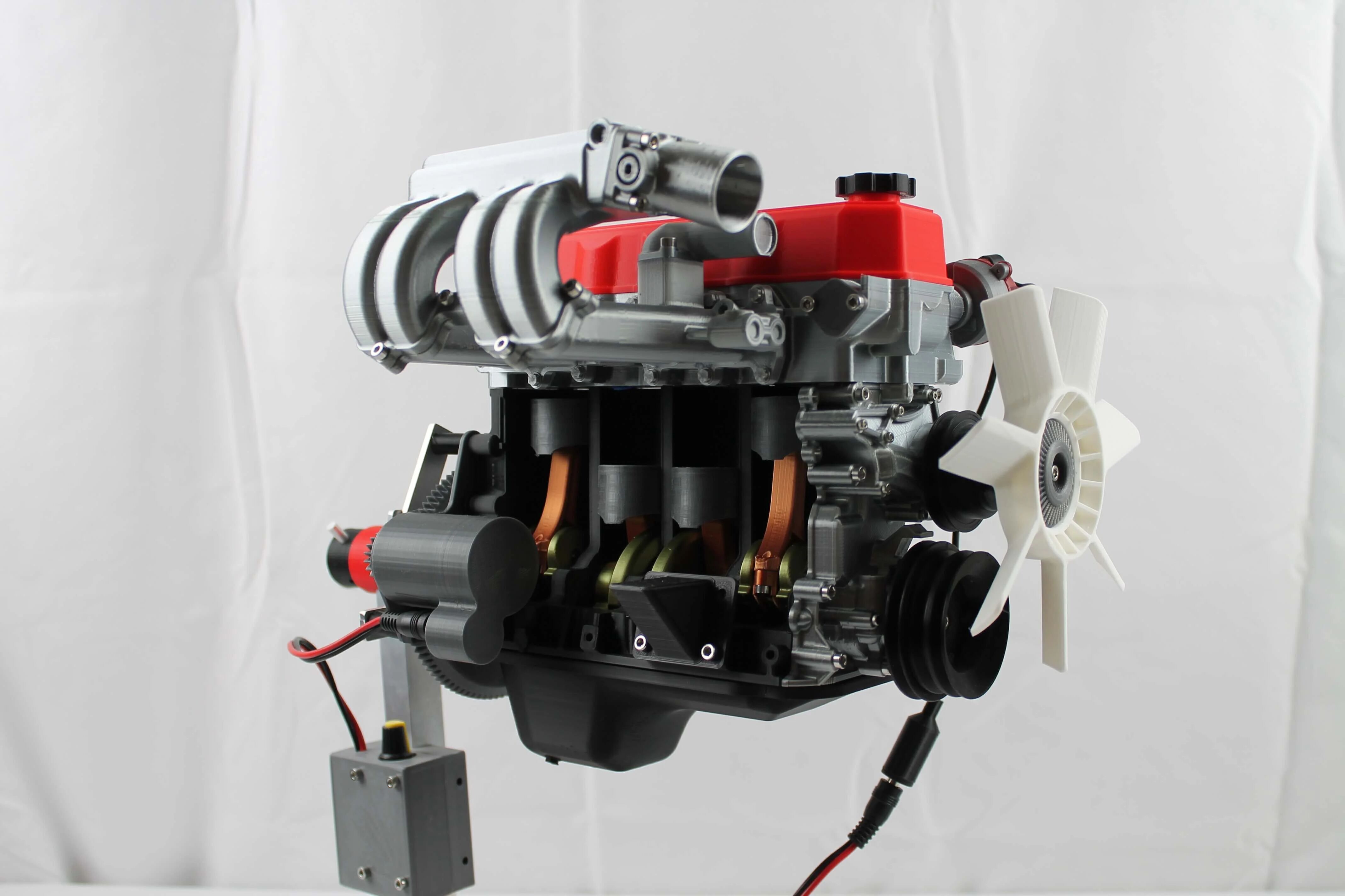 Engine 22RE 3D print model_5