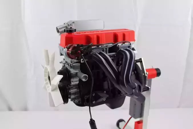 Engine 22RE 3D print model