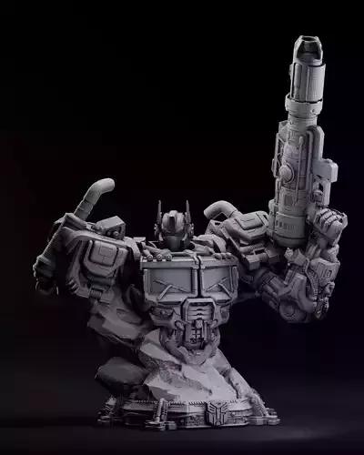 Optimus Prime Bust - STL