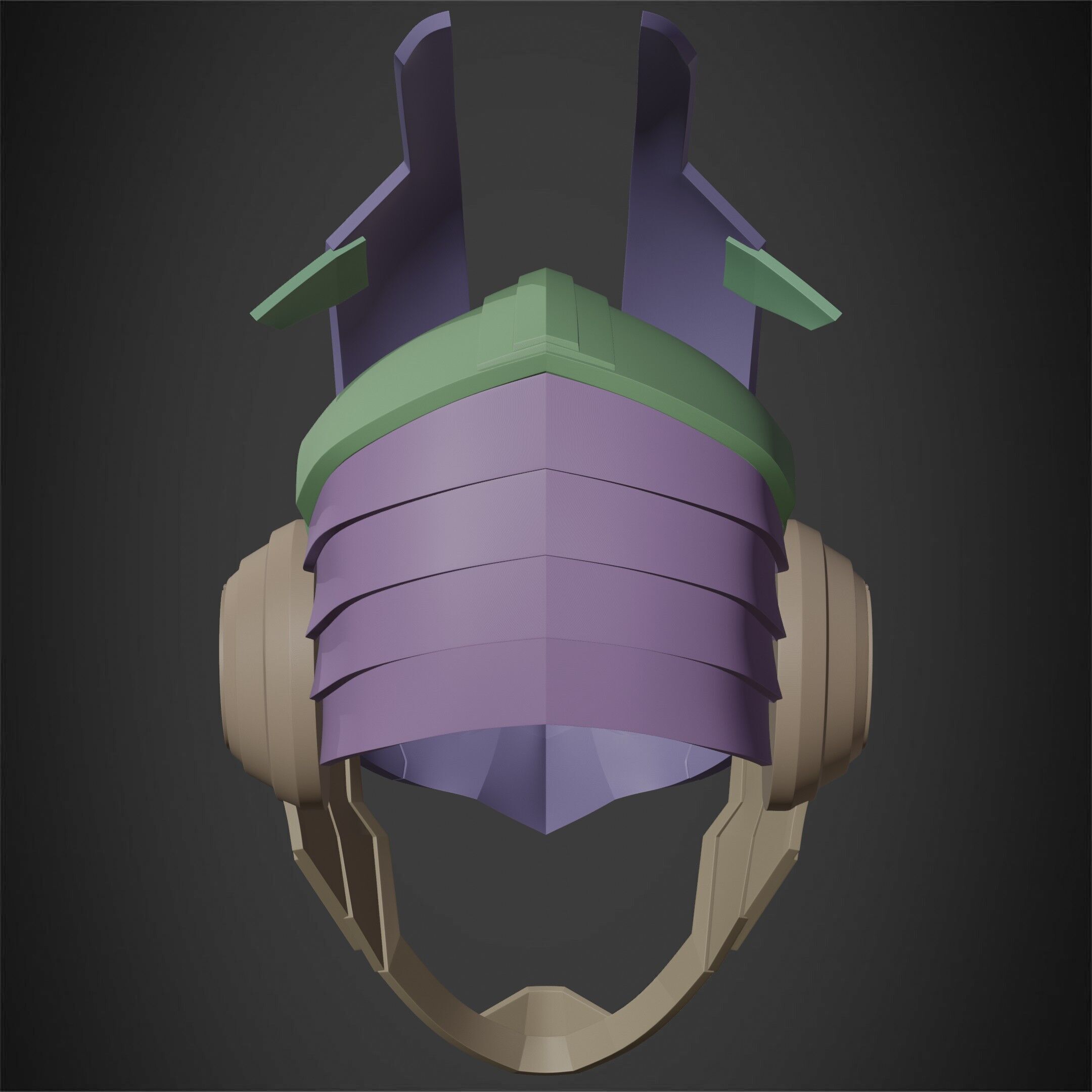 My Hero Academia Armored All Might Helmet for Cosplay 3D print model_26