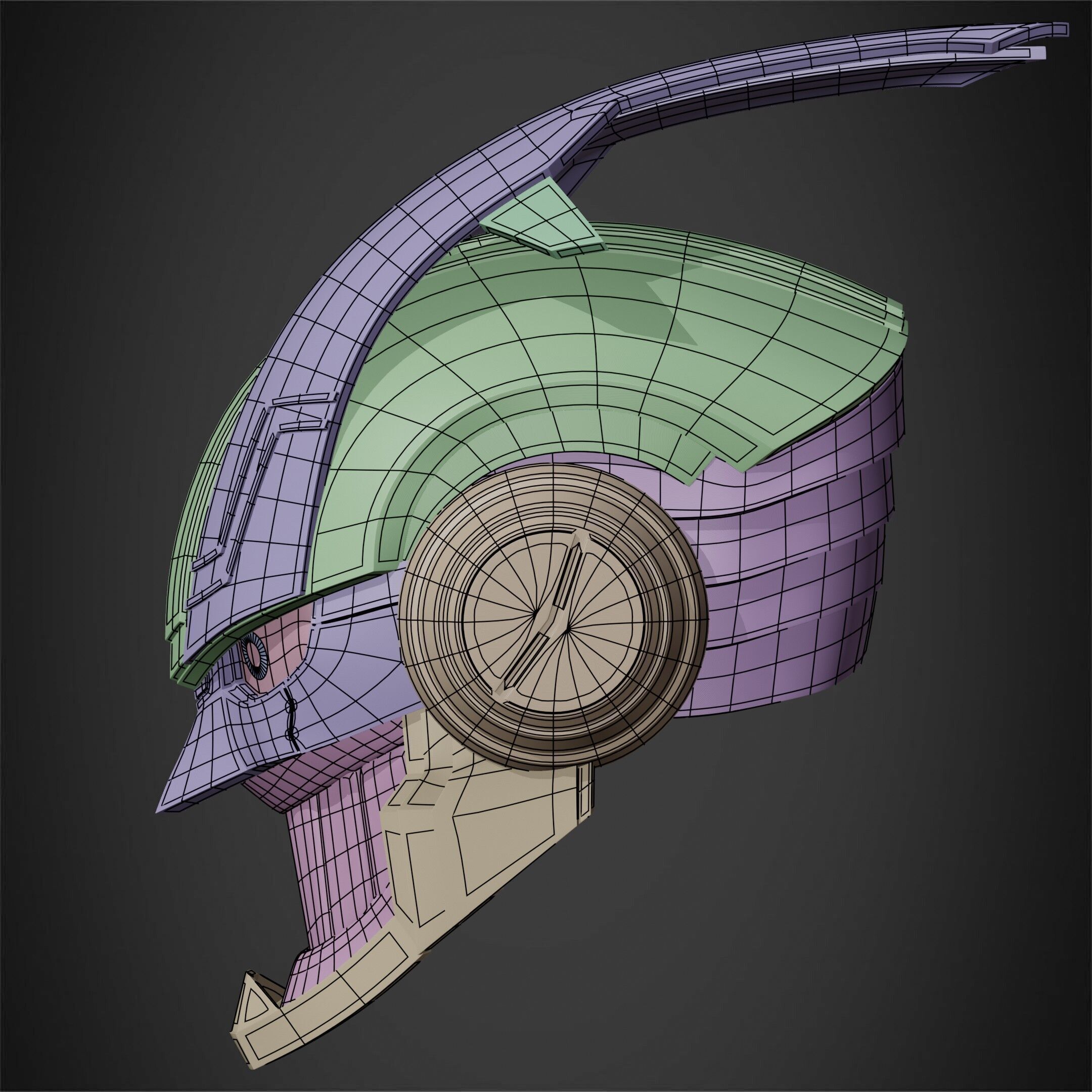 My Hero Academia Armored All Might Helmet for Cosplay 3D print model_23