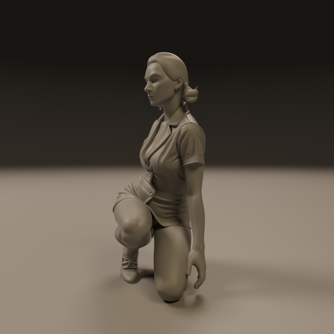 Pin-up 3D print model_5