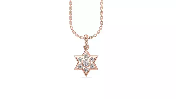 Star Diamond Pendant Simple But Uniq