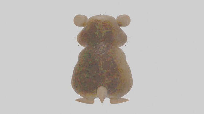 Cartoon Mole Low-poly 3D model
