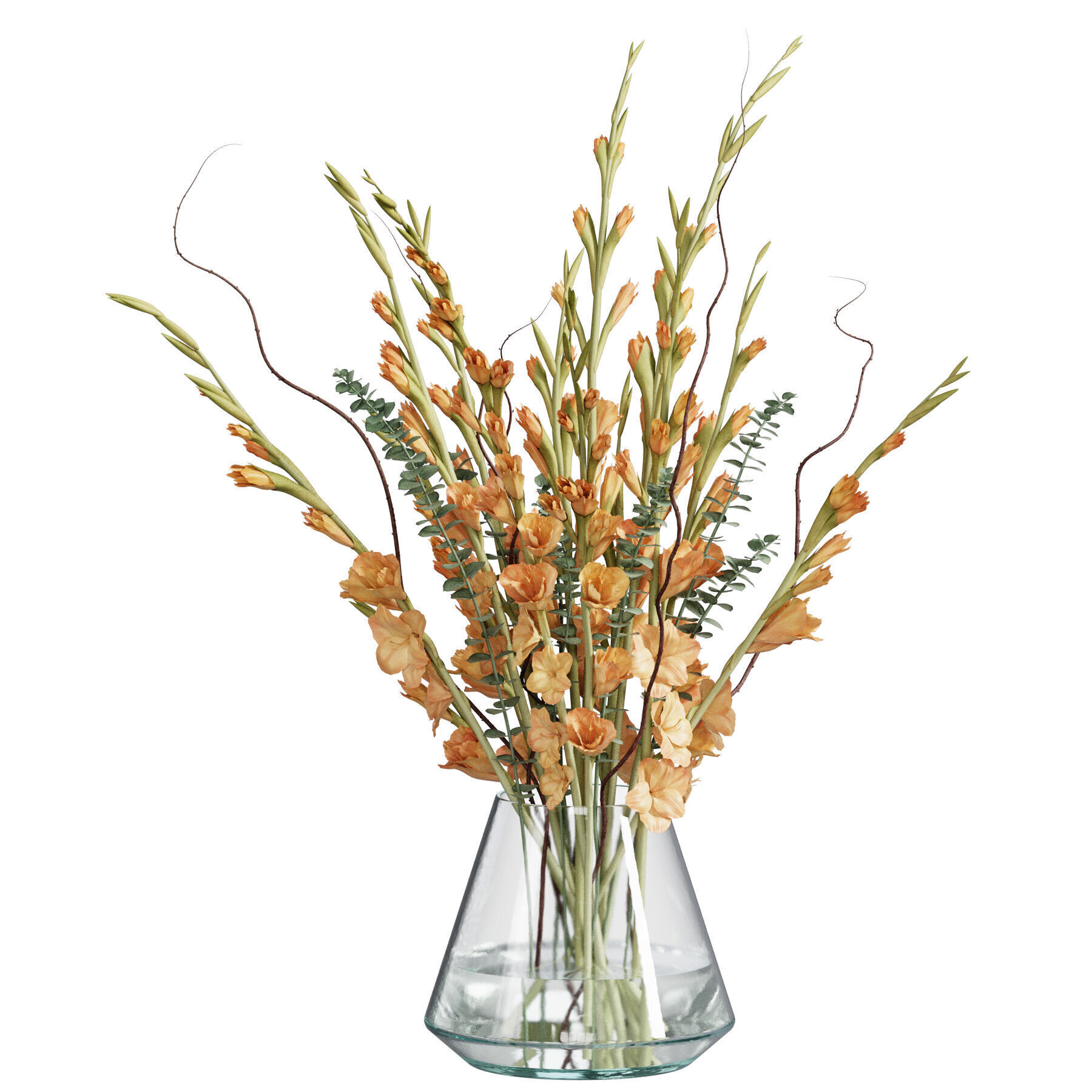 Flower In Vase 70 3D model_3