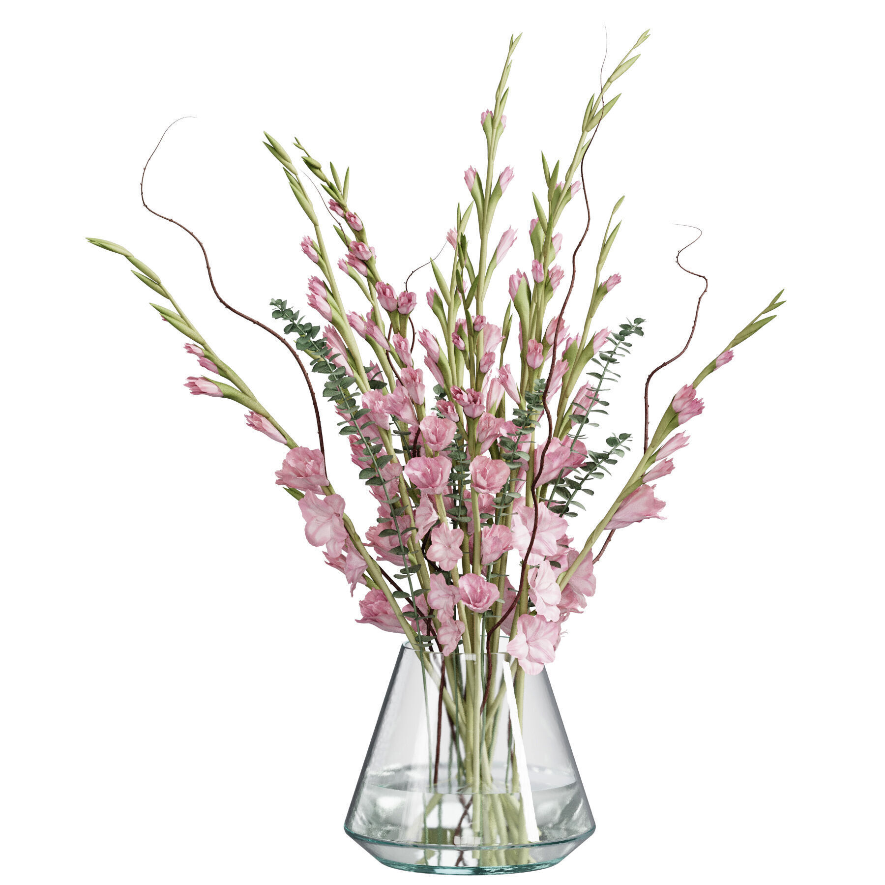 Flower In Vase 70 3D model_1