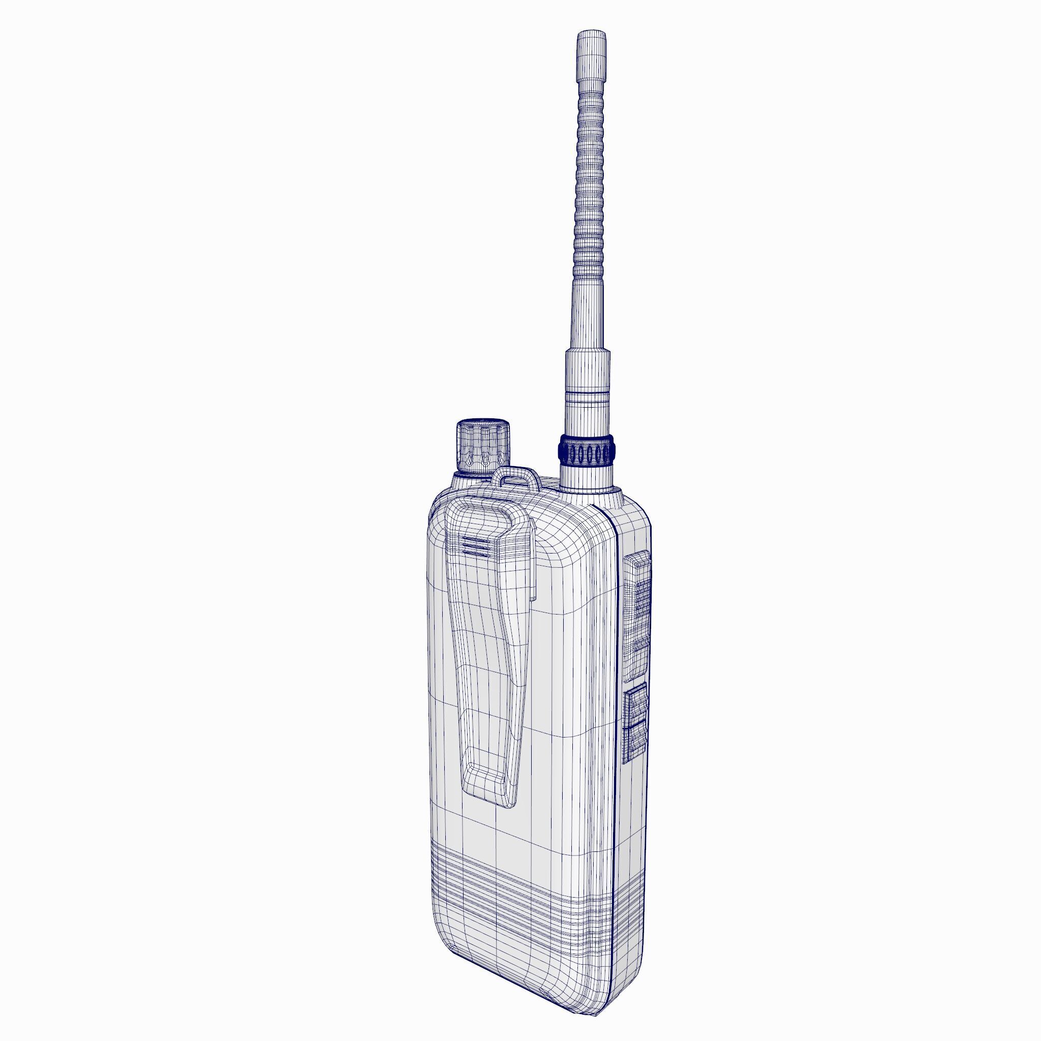 Walkie Talkie CB Radio 3D model_13