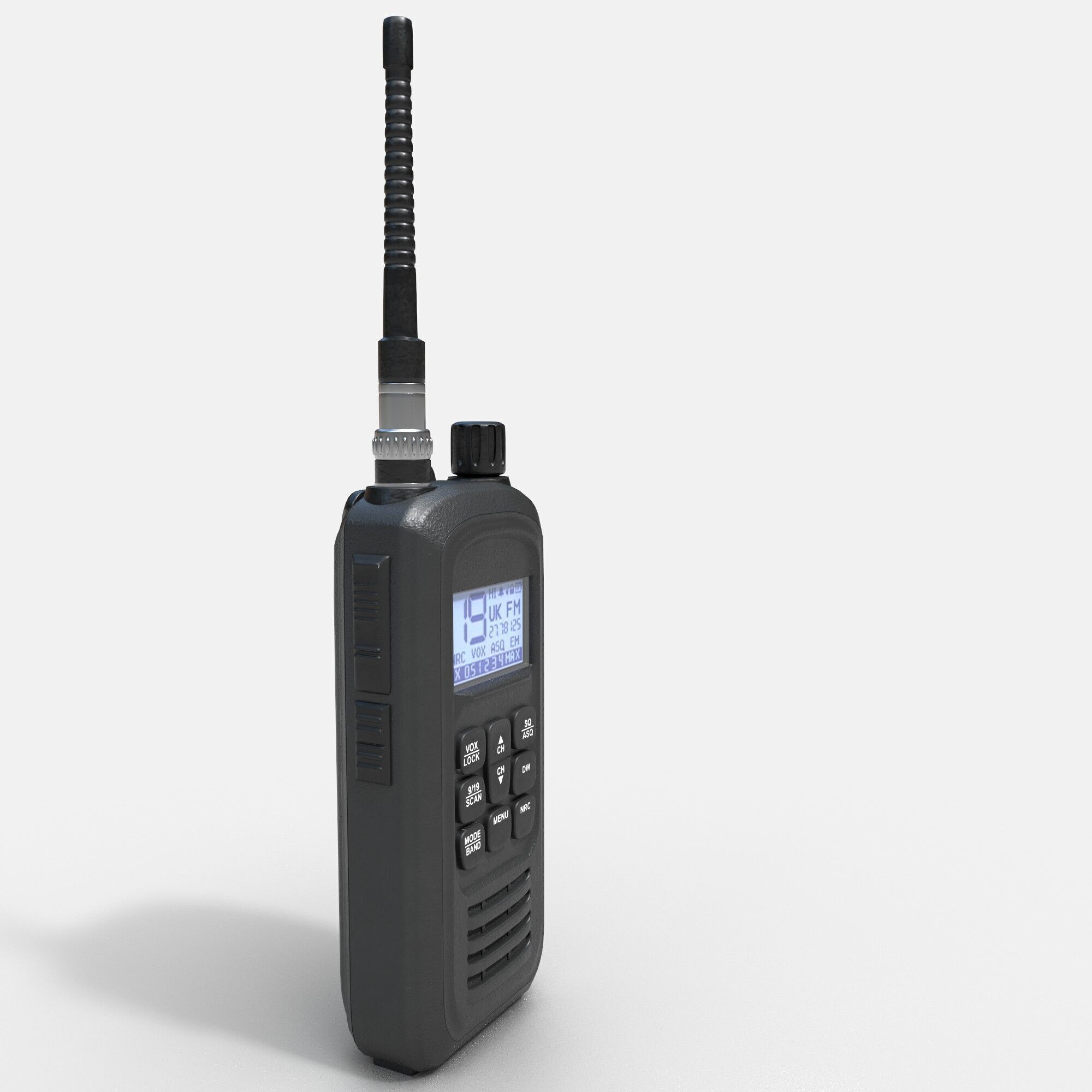 Walkie Talkie CB Radio 3D model_5