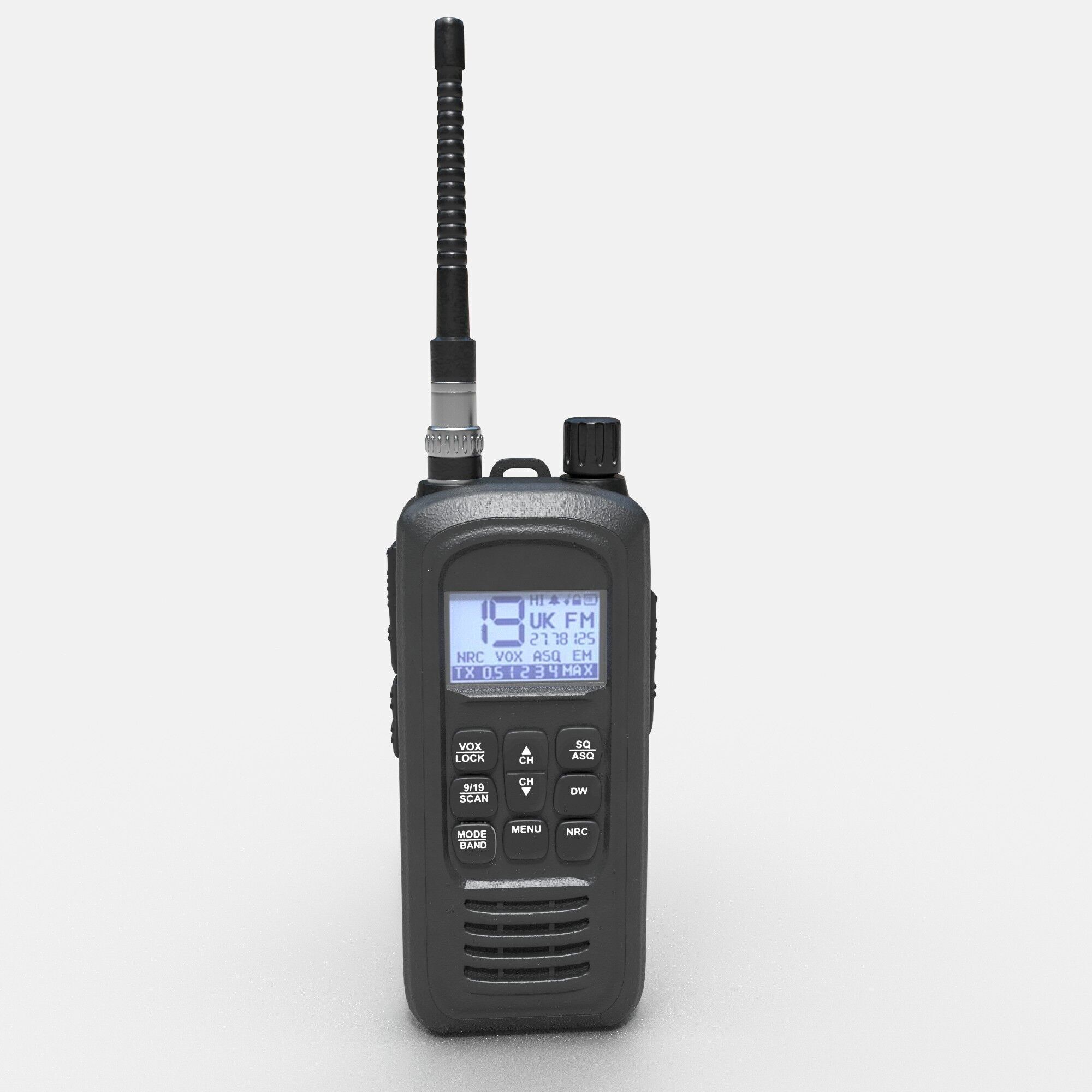 Walkie Talkie CB Radio 3D model_3