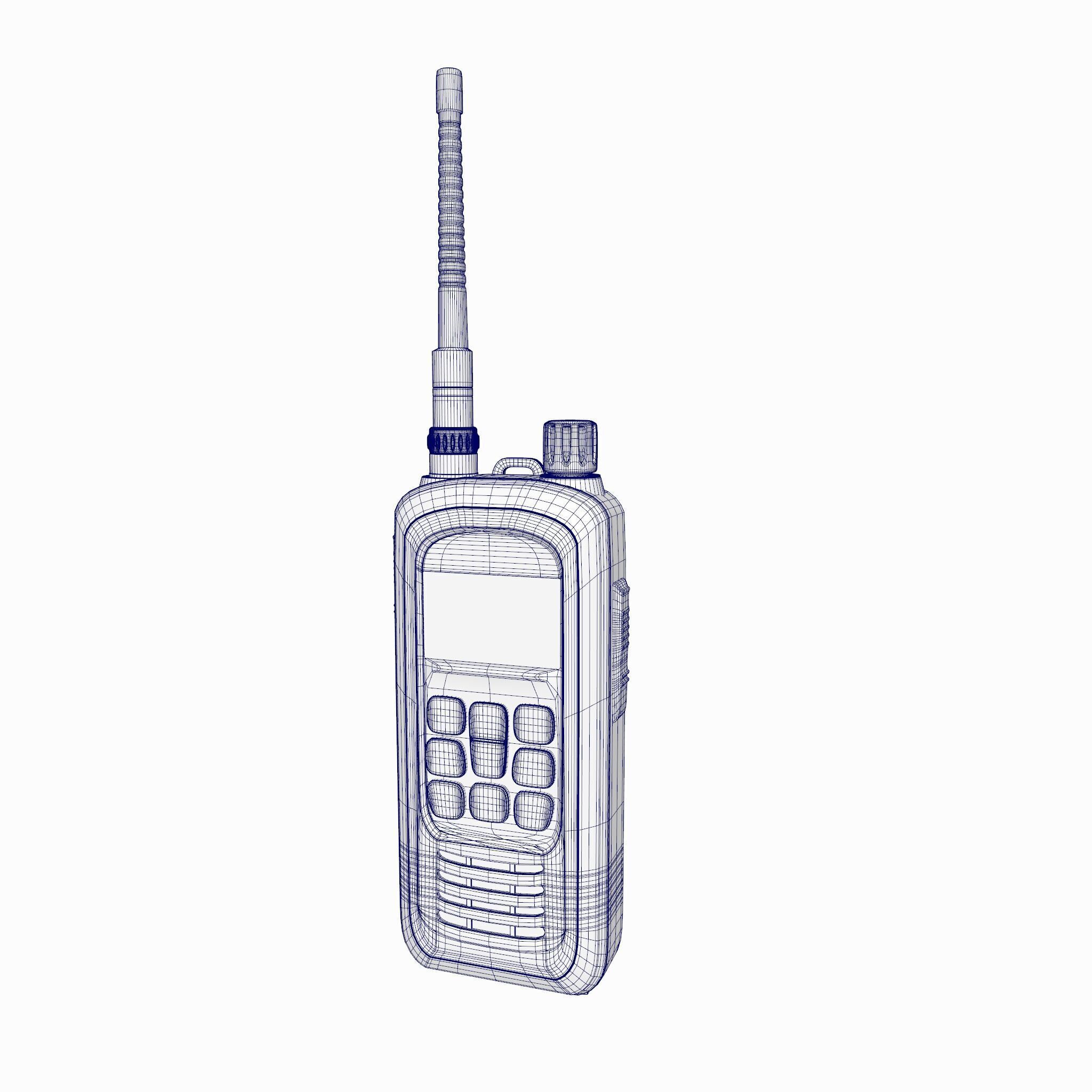 Walkie Talkie CB Radio 3D model_9