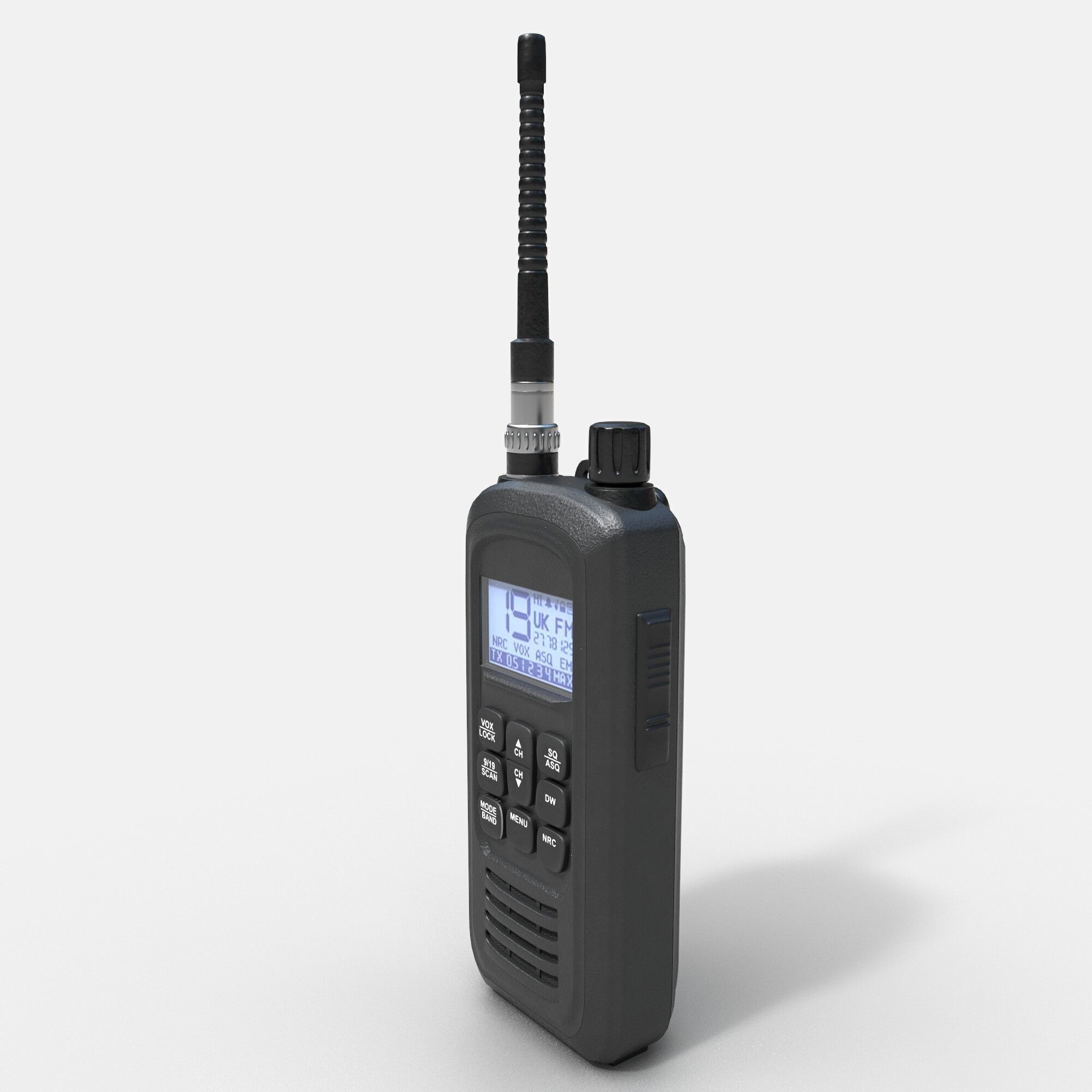 Walkie Talkie CB Radio 3D model_1