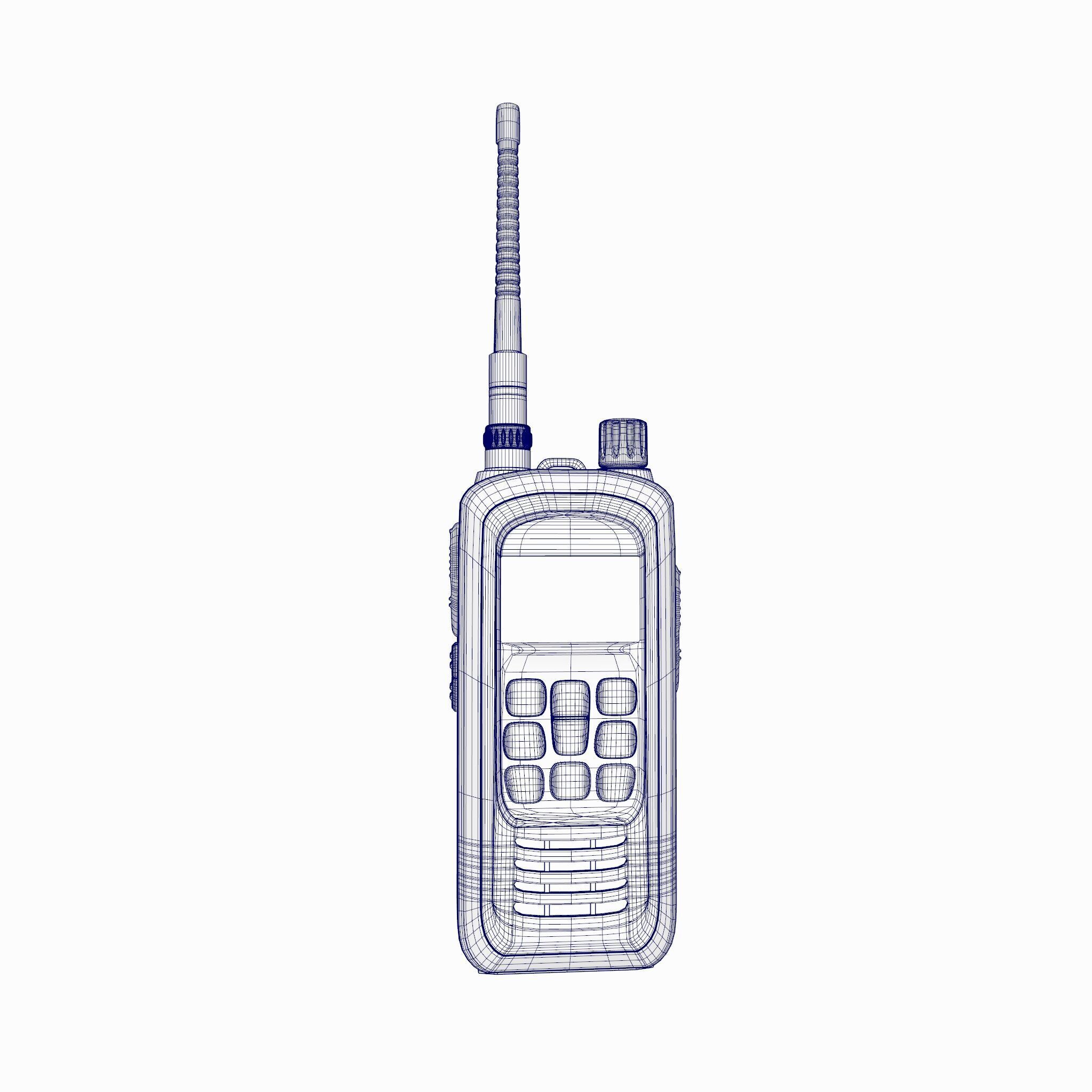 Walkie Talkie CB Radio 3D model_11