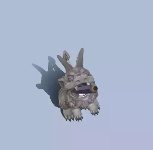 Gargoyle pencil holder