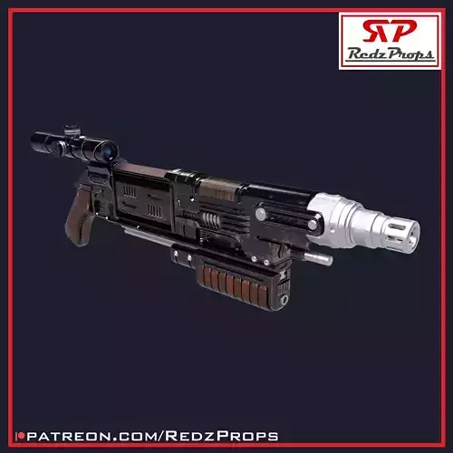 Andor Bryar MW-20 Blaster Rifle Cosplay Prop