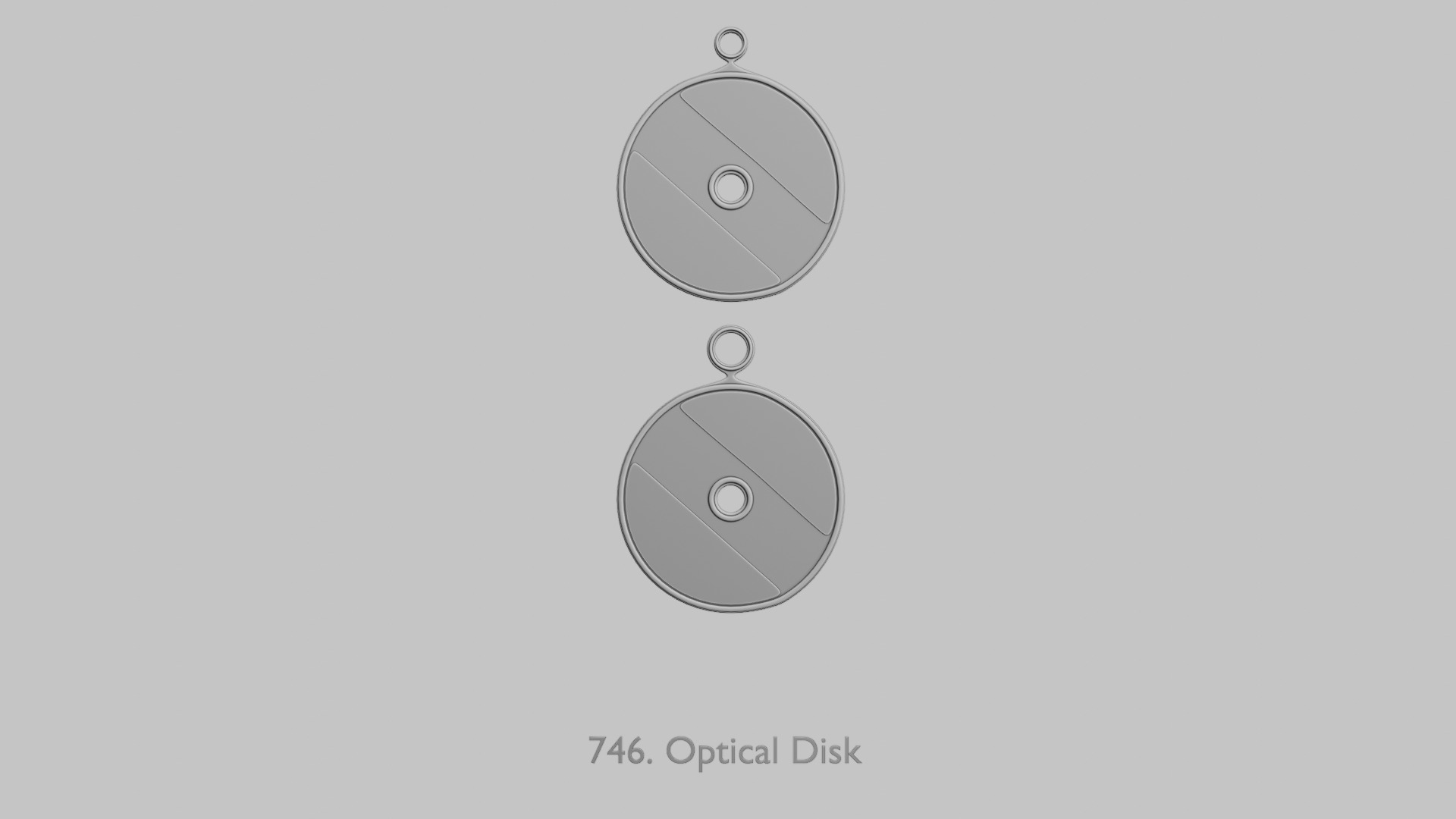 Cyberpunk Edge Pendant Pack 3D print model_11