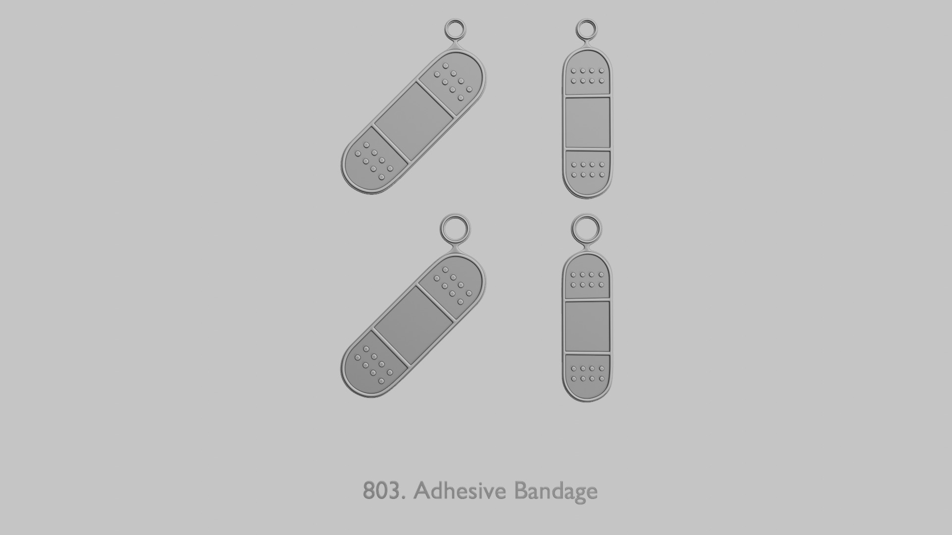 Cyberpunk Edge Pendant Pack 3D print model_25