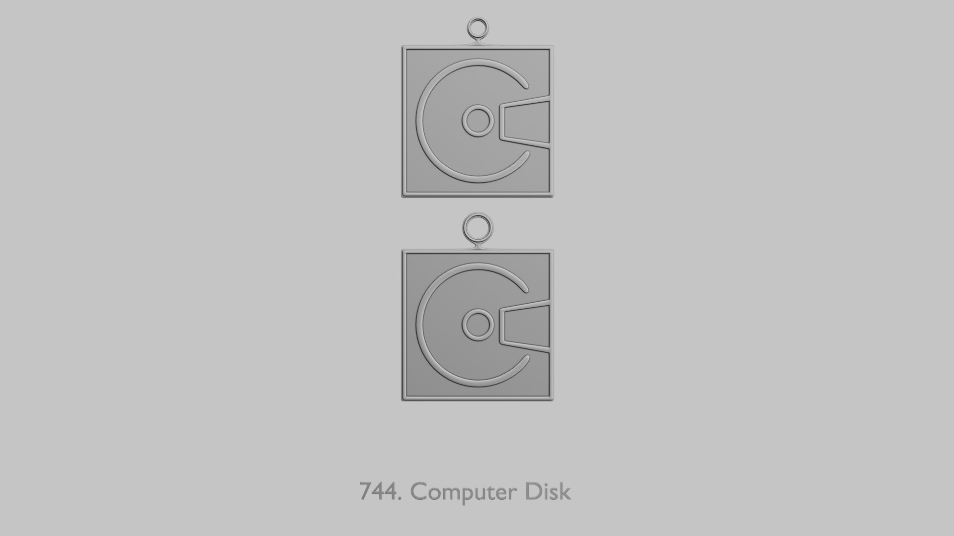 Cyberpunk Edge Pendant Pack 3D print model_9