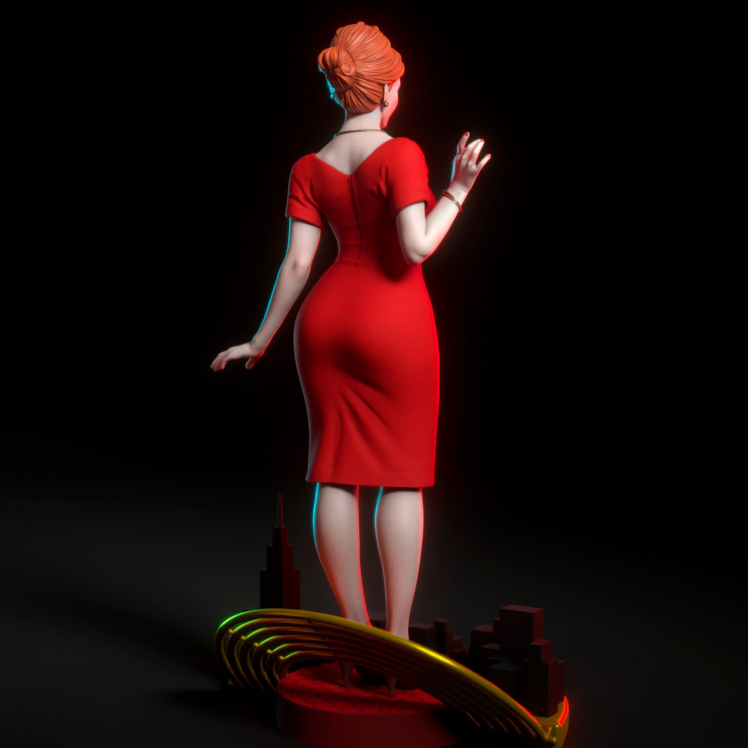 Joan Holloway from Mad Men 3D print model_4