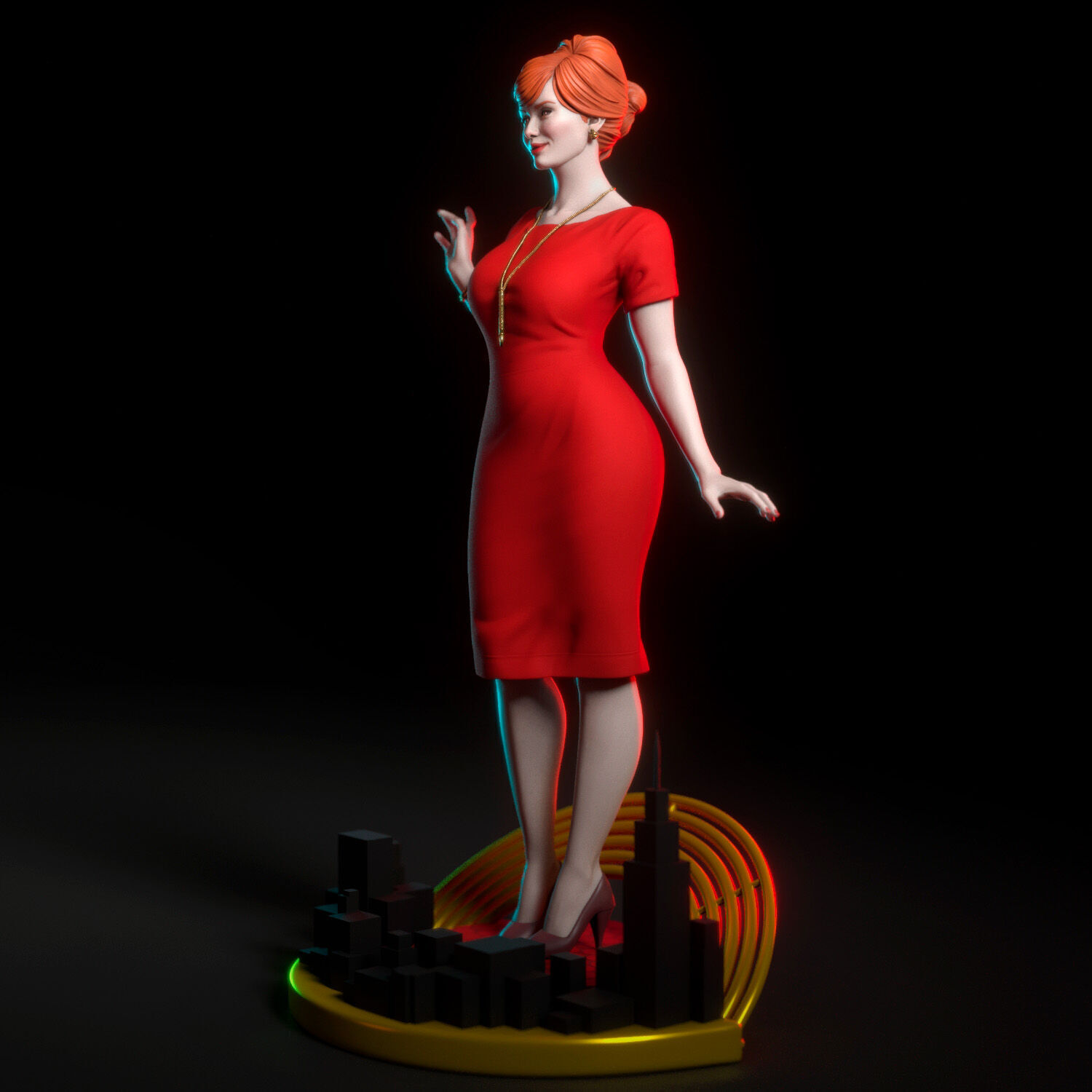 Joan Holloway from Mad Men 3D print model_5