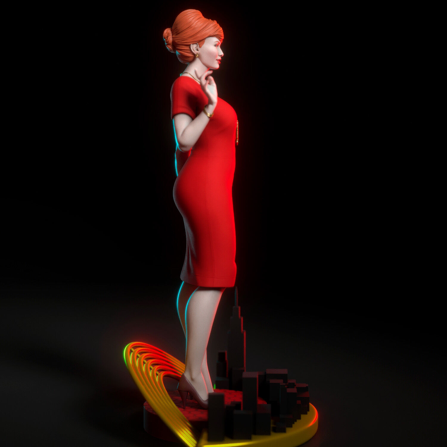 Joan Holloway from Mad Men 3D print model_3