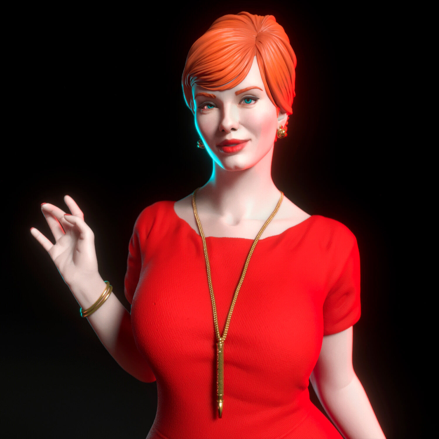 Joan Holloway from Mad Men 3D print model_6