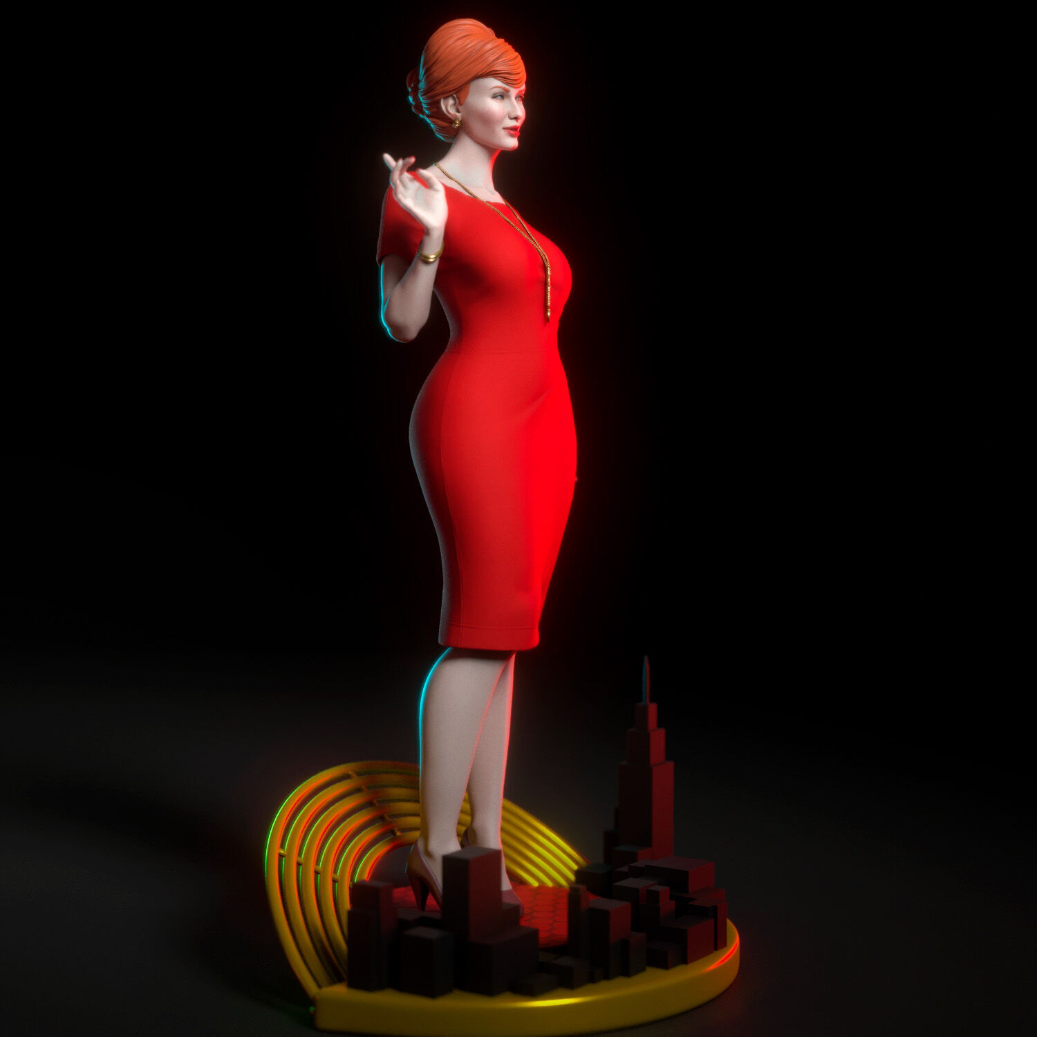 Joan Holloway from Mad Men 3D print model_2
