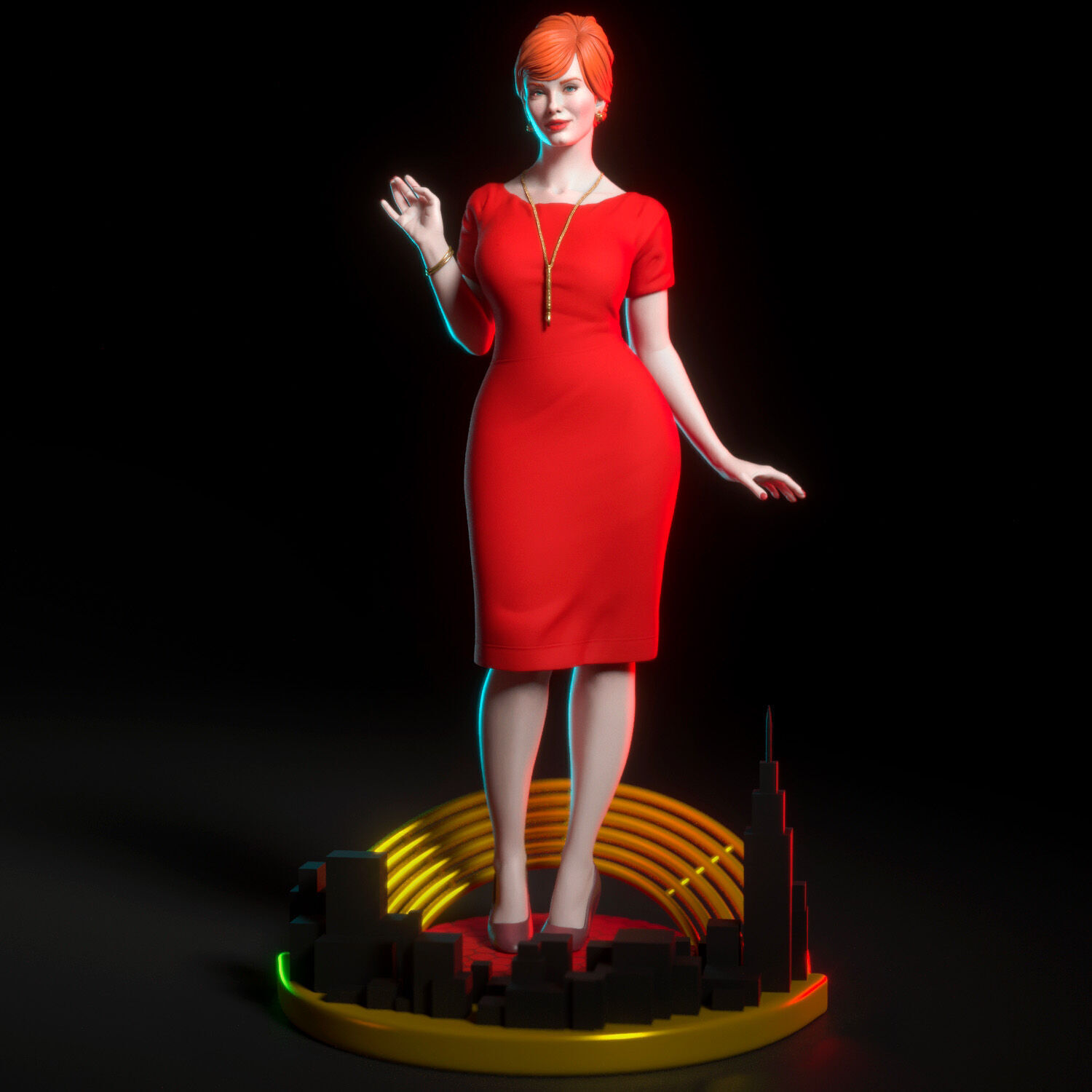 Joan Holloway from Mad Men 3D print model_1