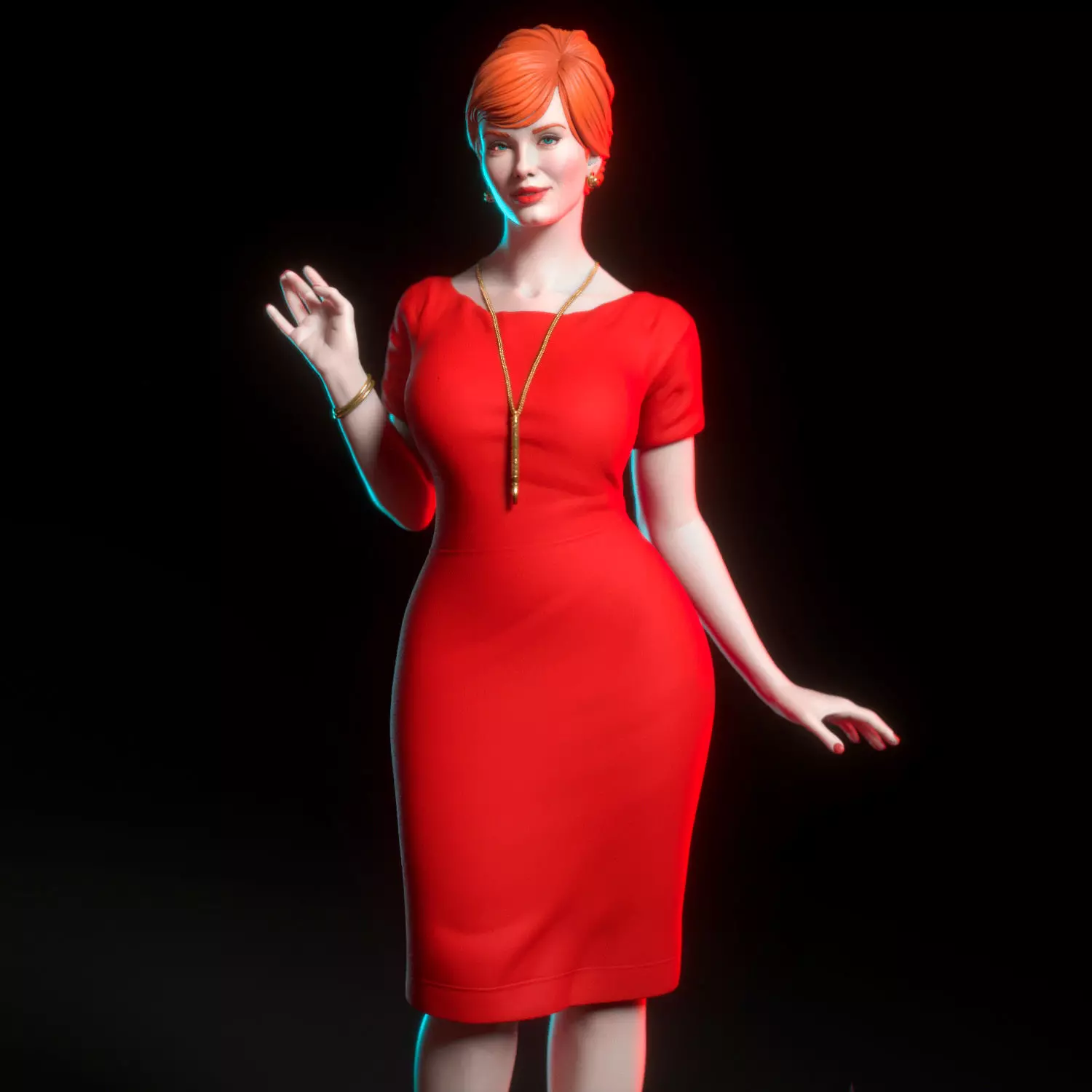 Joan Holloway from Mad Men 3D print model_0
