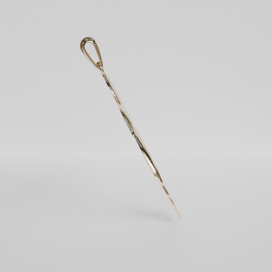 palm tree pendant 3D print model_2