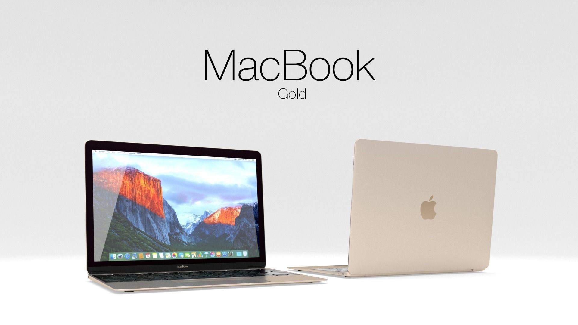 MacBook Cinema 4d and Vray 3D model_1