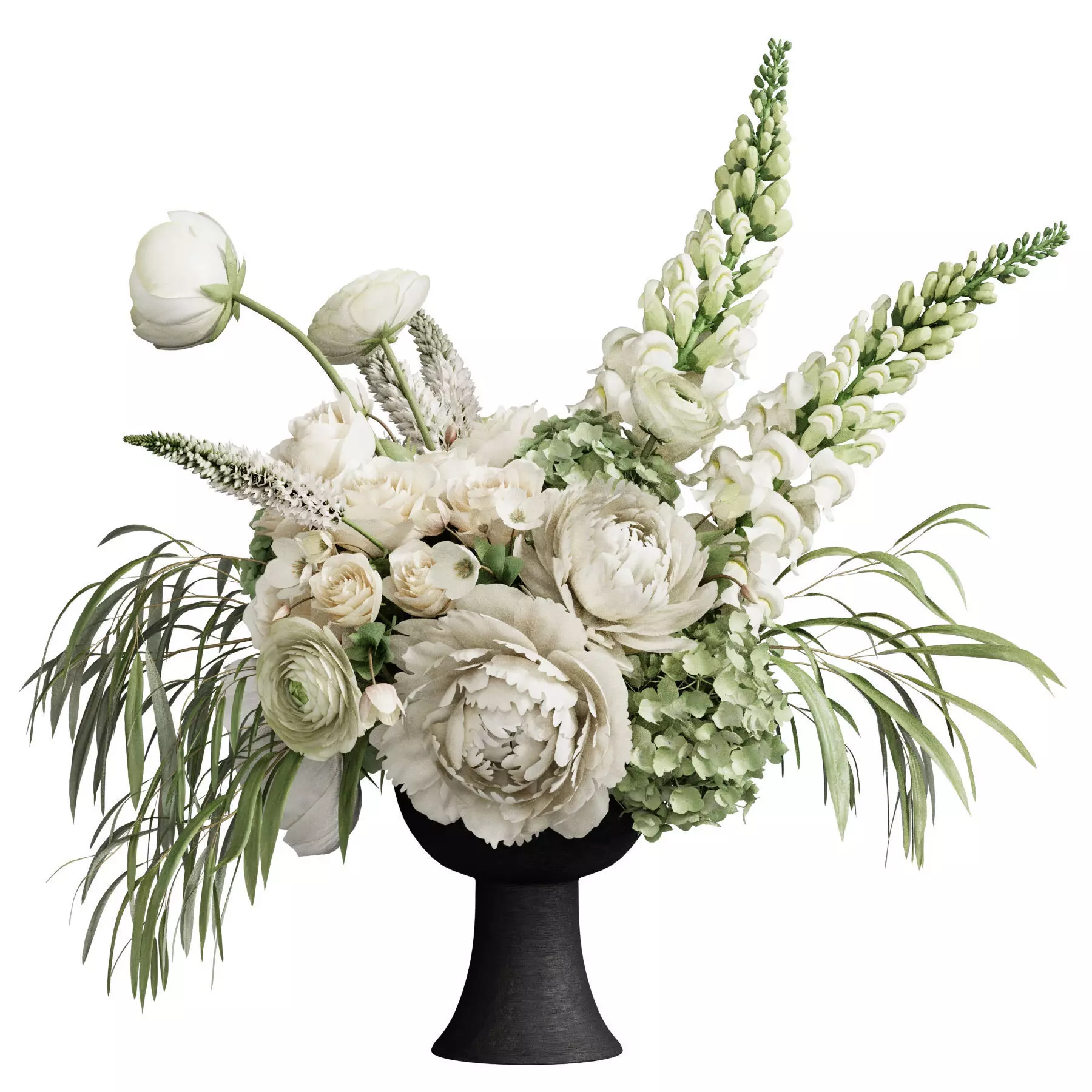 Flower In Vase 71 3D model_0