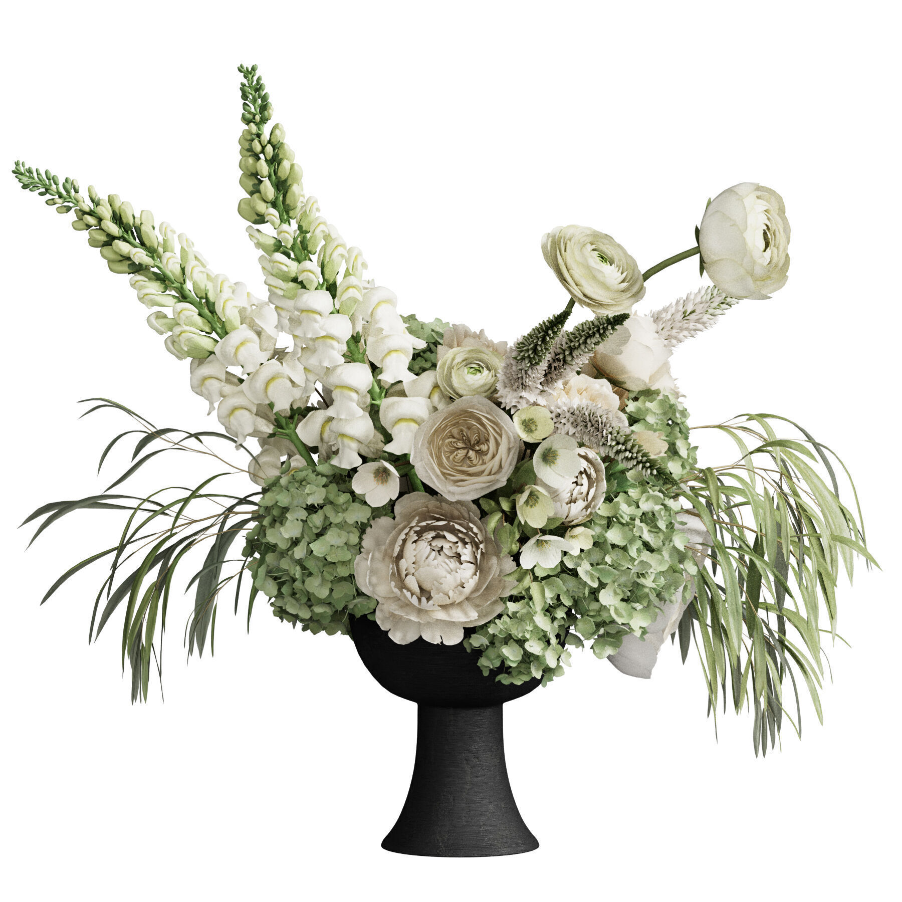 Flower In Vase 71 3D model_1