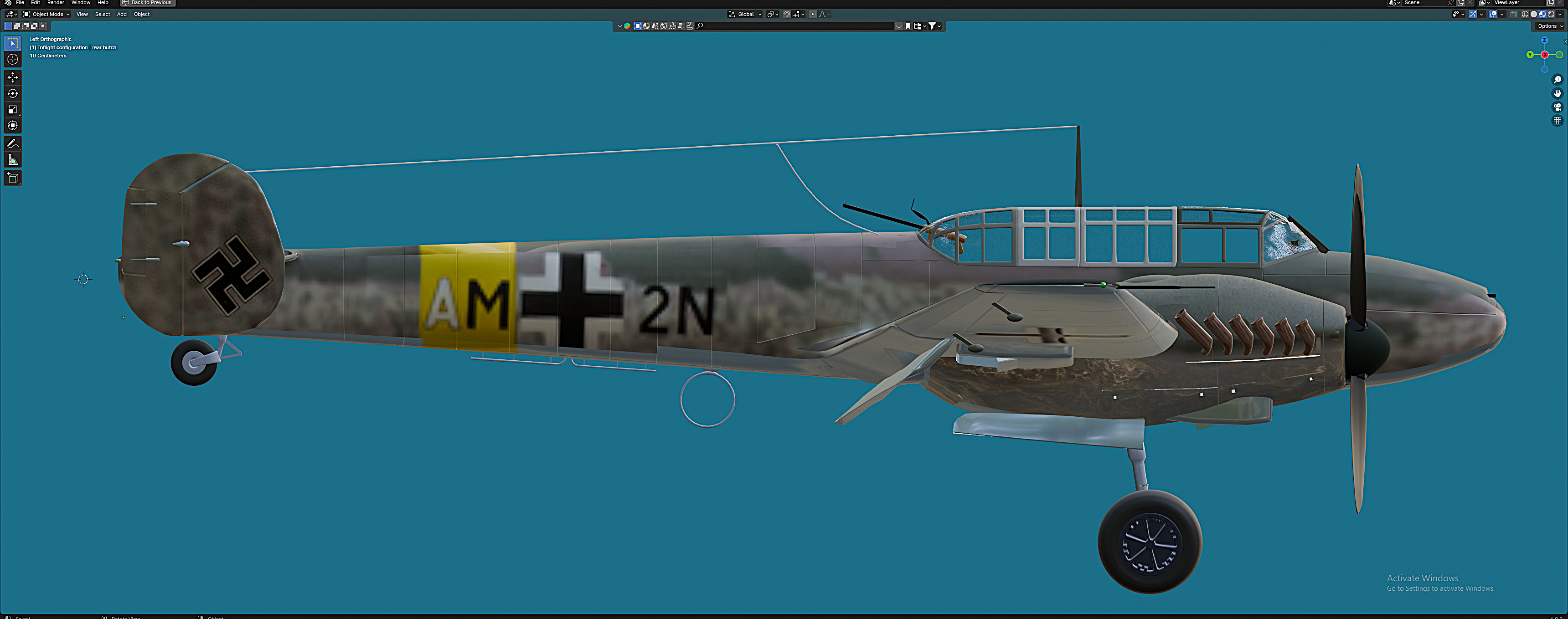 Me-110 Free 3D model_1