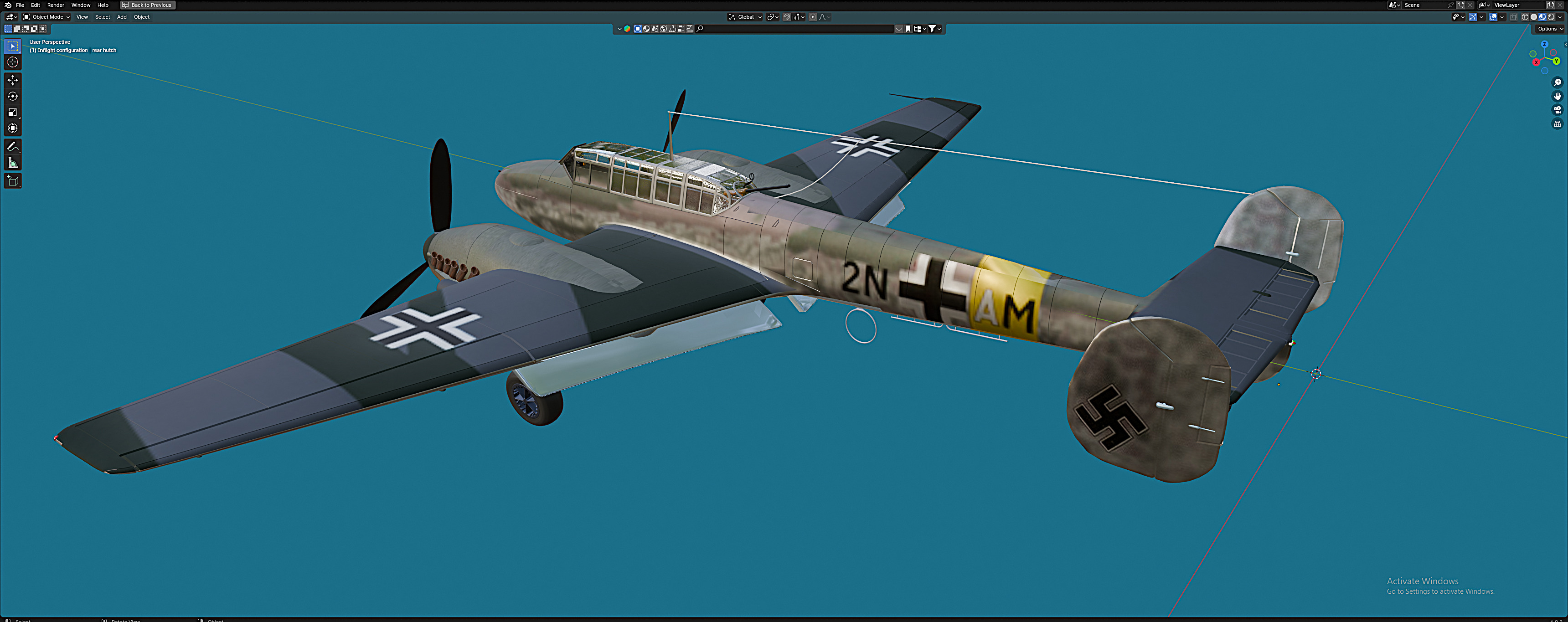Me-110 Free 3D model_4