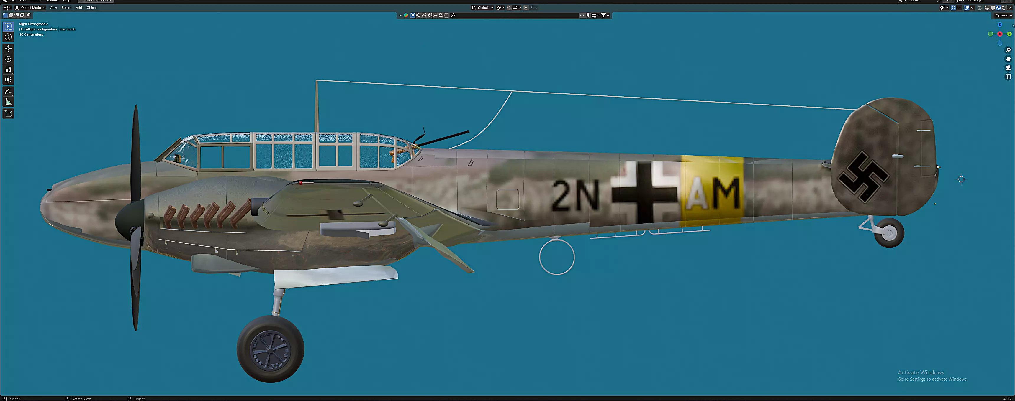 Me-110 Free 3D model_0