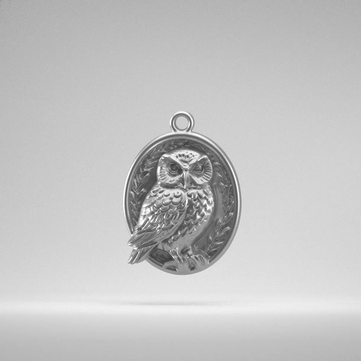 Owl Pendant 3D print model