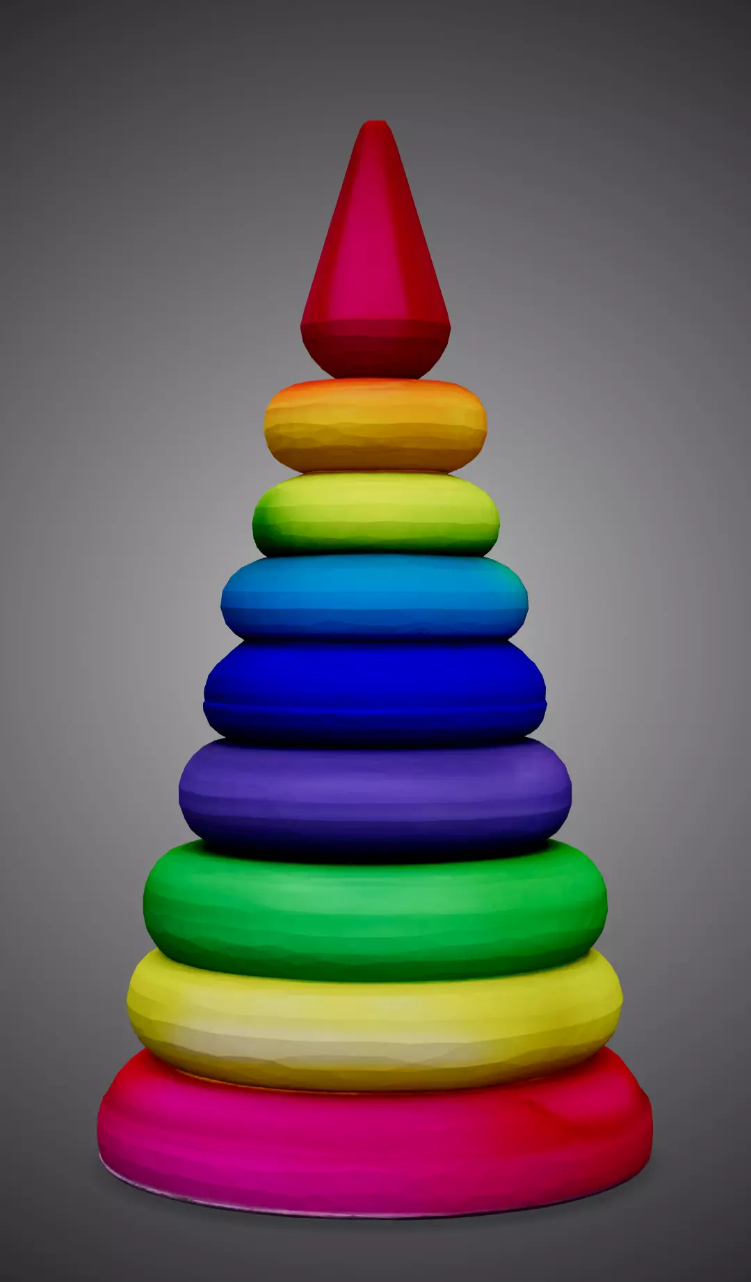 Toy pyramid 3D model_0
