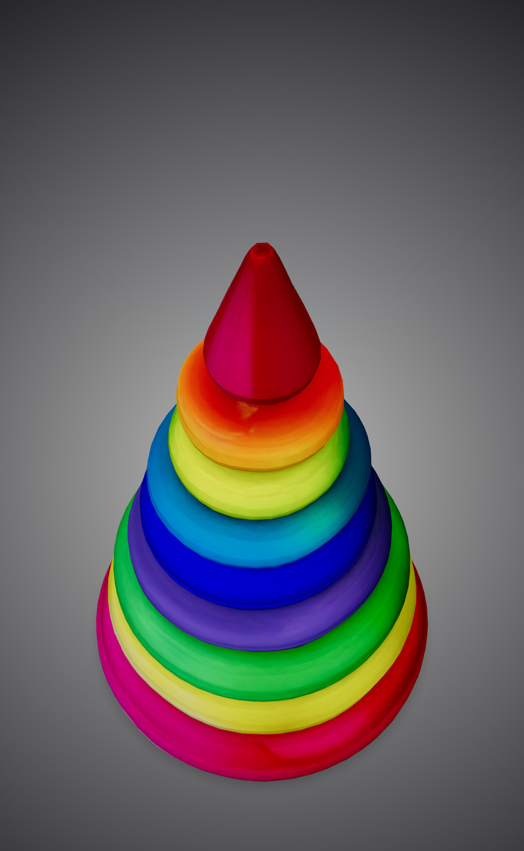 Toy pyramid 3D model_2