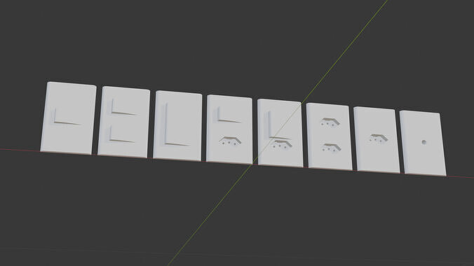 Electrical outlet and light switch set 3D model