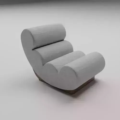Modern Sculptural Lounge Chair