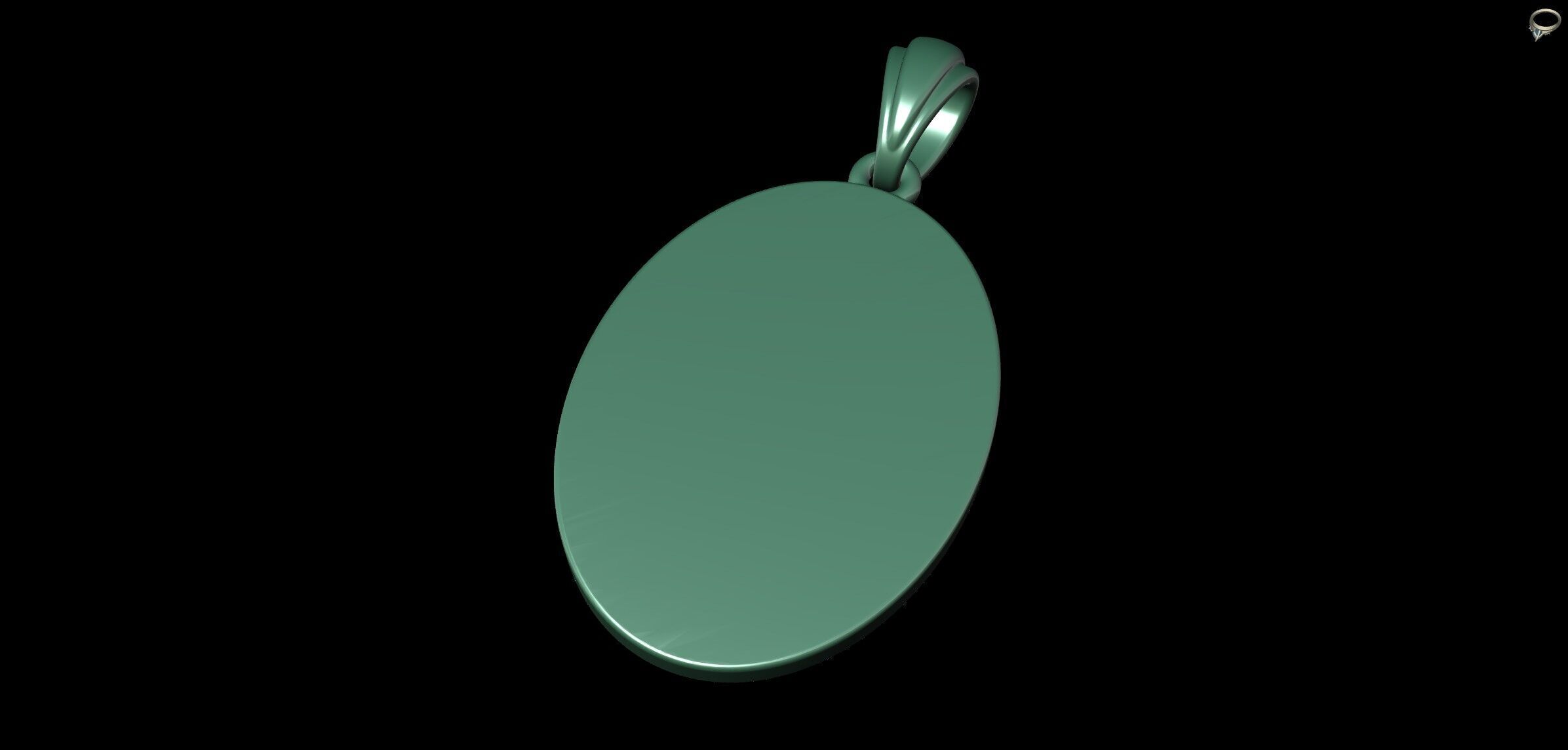 Saint Andrew Apostle with Book and Cross Medal Pendant 3D print model_12