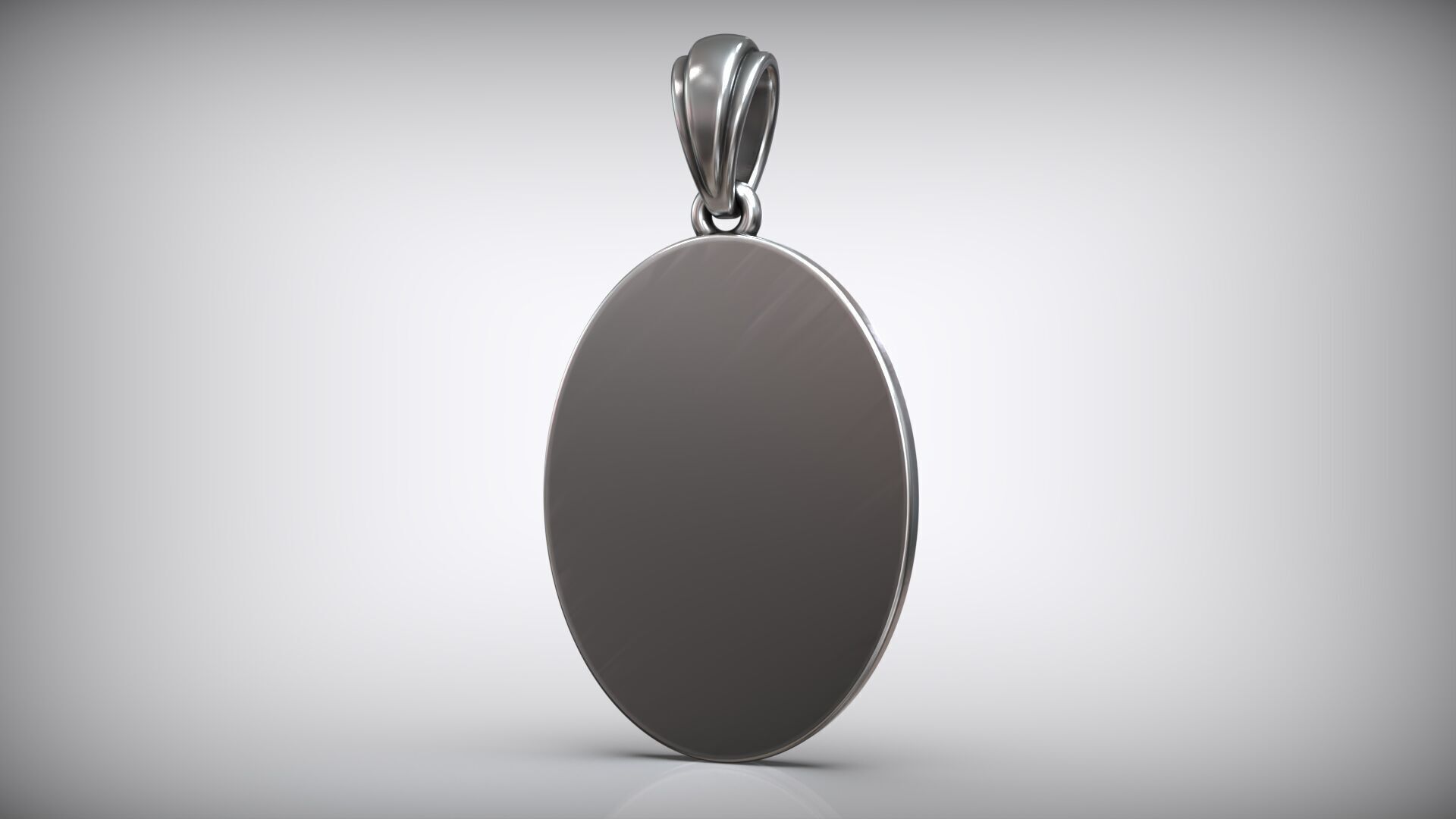 Saint Andrew Apostle with Book and Cross Medal Pendant 3D print model_7