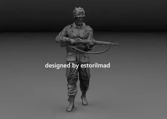 WW2 AMERICAN PARATROOPER 101 CARENTAN PATROL v3