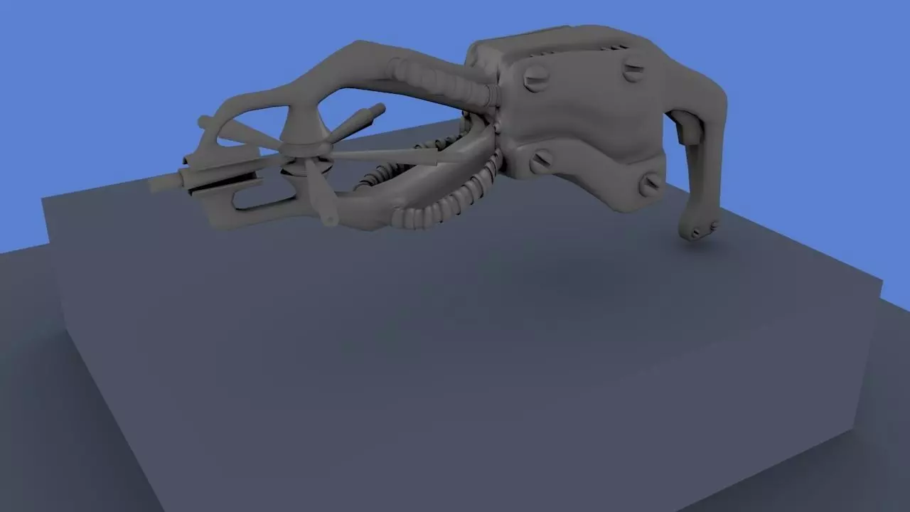 weapon robot arm 3D model