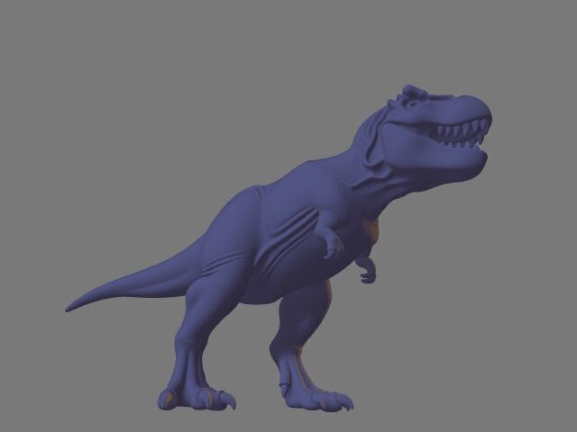 Tyrannosaurus Rex 3D Model 3D print model_5