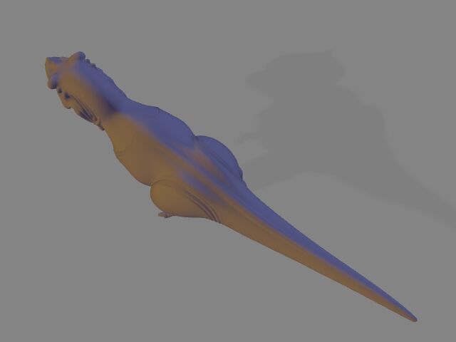Tyrannosaurus Rex 3D Model 3D print model_4