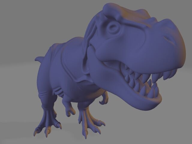 Tyrannosaurus Rex 3D Model 3D print model_6