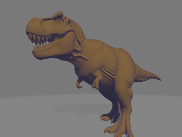 Tyrannosaurus Rex 3D Model 3D print model_2