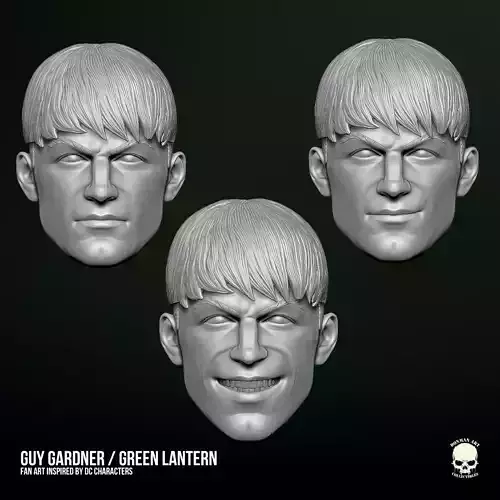 Guy Gardner DC Fan art 3D printable files for action figures