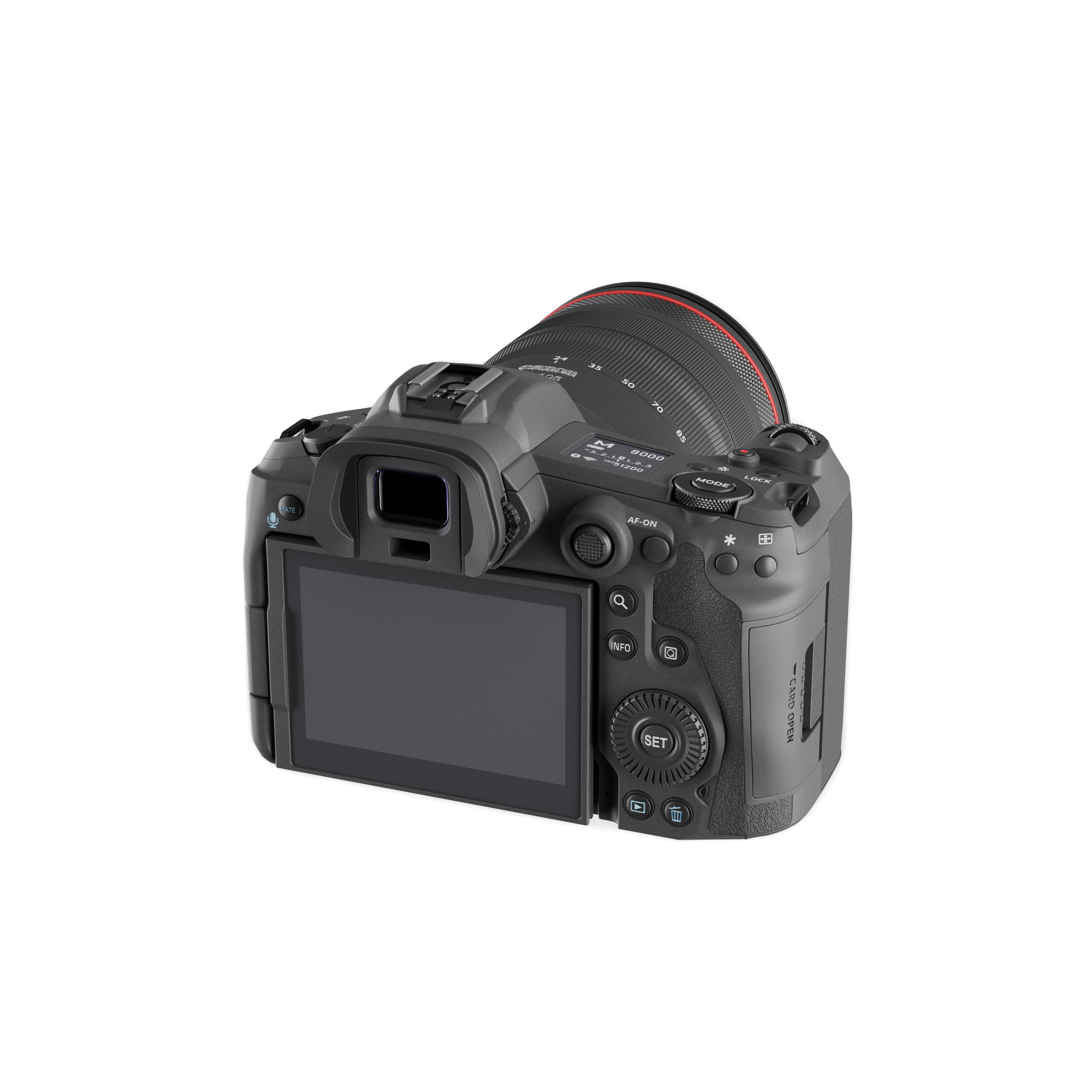 Canon EOS R5 Mirrorless Camera Low-poly 3D model_4